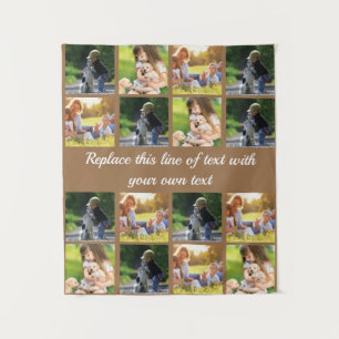 Tapiz Personalizar el collage de fotografías y el texto