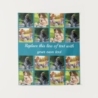 Tapiz Personalizar el collage de fotografías y el texto
