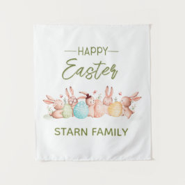 Tapiz Personalized Easter Party Wall Tapestry