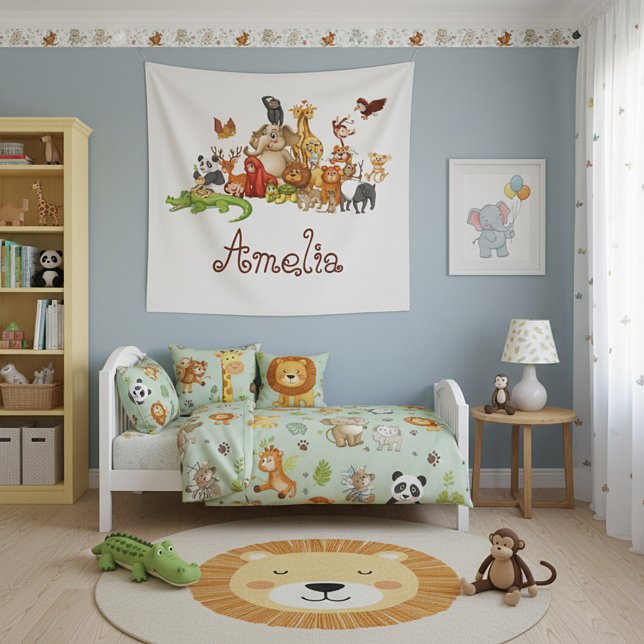 Tapiz Personalized Kid's animals  (Subido por el creador)