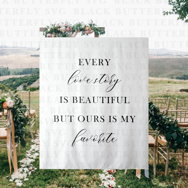 Tapiz Personalized Romantic Banner | Wedding Backdrop (Wedding Banner Backdrop)