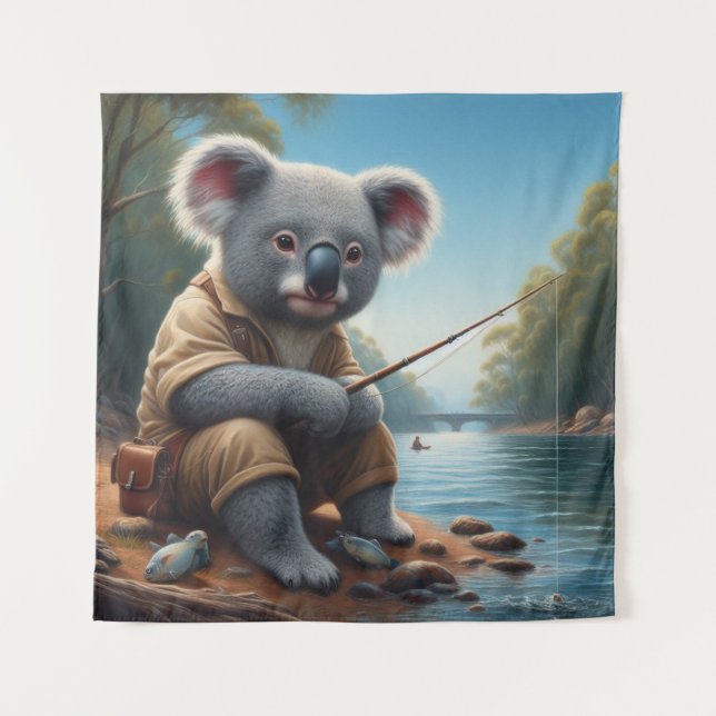Tapiz Pesca de Koala (Anverso)