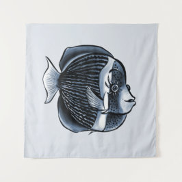 Tapiz Pescado bajo el mar