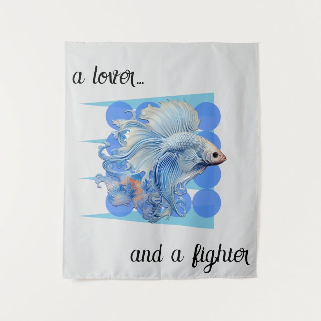 Tapiz "Pescado Siamés" (Anverso)