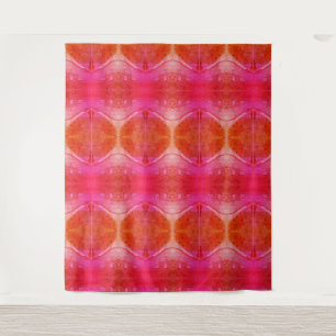 Tapiz Petunia rosa X 1974 Ikat 4