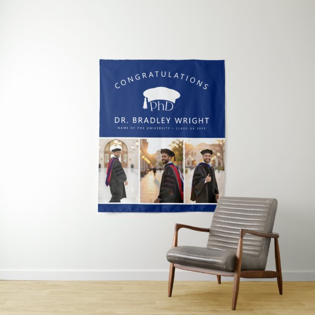 Tapiz PhD Doctoral Grad Hat Doctoral Graduation (In situ)