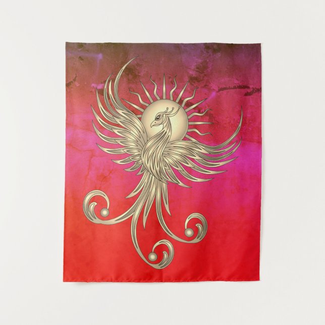 Tapiz Phoenix Rising (Anverso)