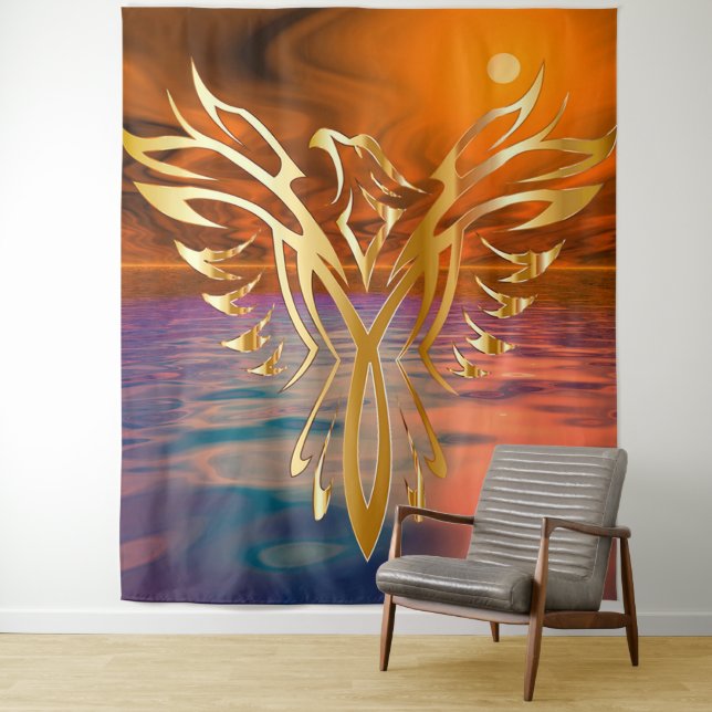 Tapiz Phoenix Rising (In situ)