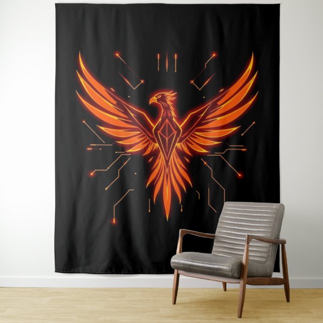 Tapiz „Phönix – Aus der Asche geboren“ (In situ)