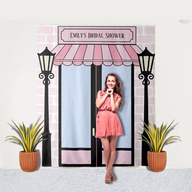 Tapiz Photoboth Photoboth (Parisian Bridal Shower Backdrop)