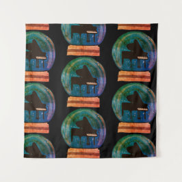 Tapiz Piano en un globo de nieve