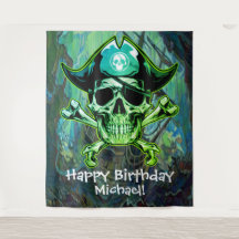 Piate Skull Cross Bones fondo