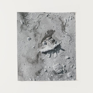 Tapiz Piedras grises en la suciedad gris