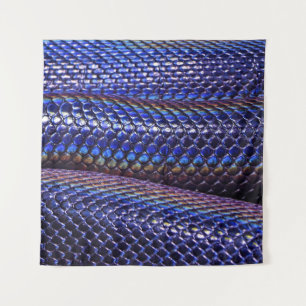 Tapiz Piel de serpiente azul y violeta
