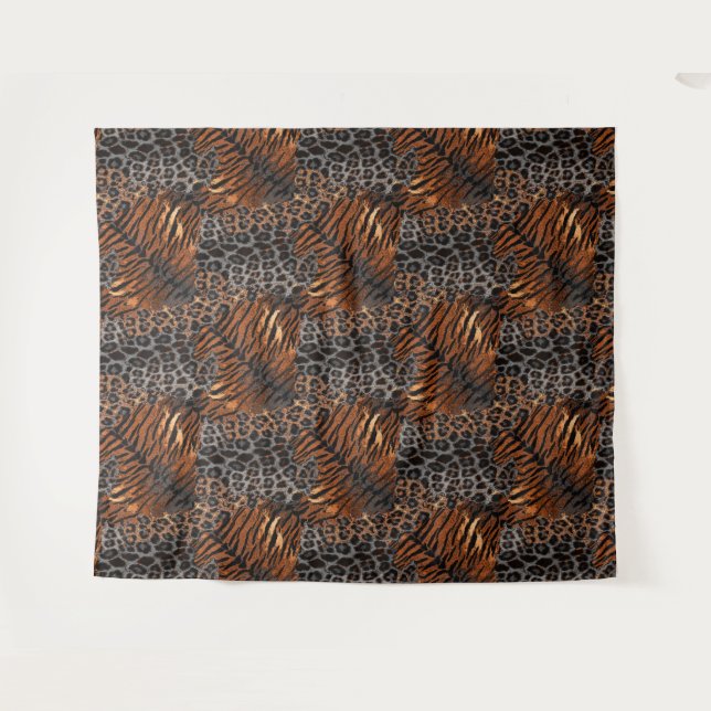 Tapiz Piel de tigre leopardo (Anverso (horizontal))