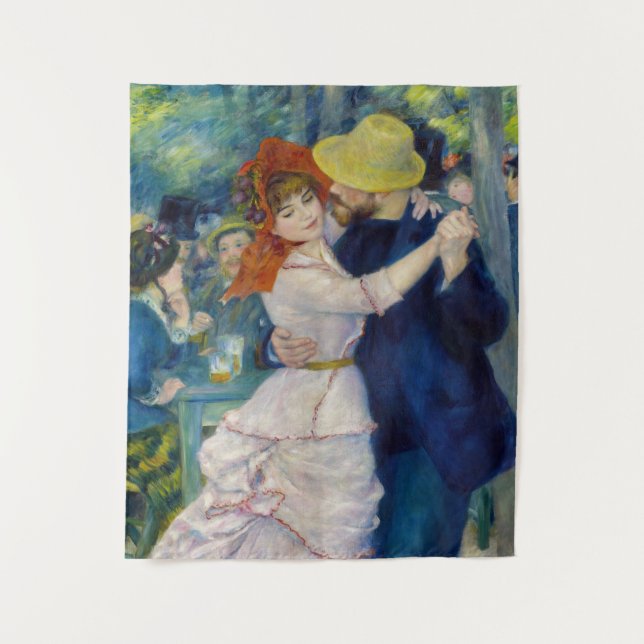 Tapiz Pierre-Auguste Renoir - Baile en Bougival (Anverso)