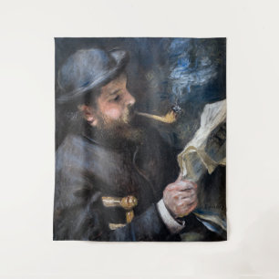 Tapiz Pierre-Auguste Renoir - Claude Monet leyendo