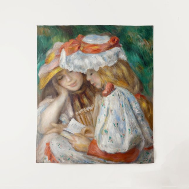 Tapiz Pierre-Auguste Renoir - Dos Chicas leyendo (Anverso)