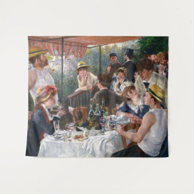 Tapiz Pierre-Auguste Renoir - Luncheon del Fiesta de Boa (Anverso (horizontal))