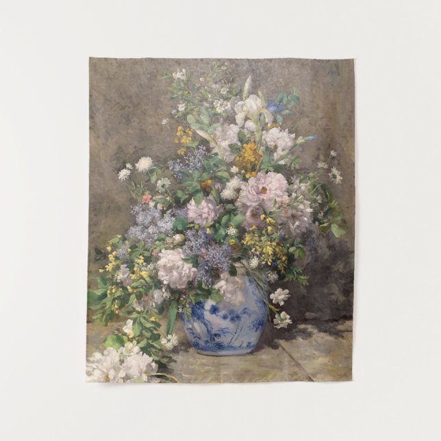 Tapiz Pierre-Auguste Renoir Spring Bouquet (Anverso)