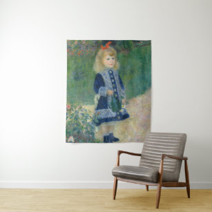 Tapiz Pierre Auguste Renoir Un Chica con una lata de agu