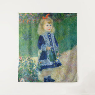 Tapiz Pierre-Auguste Renoir - Una niña con una regadera