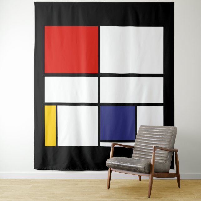 Tapiz Piet Mondrian, Composición C (In situ)