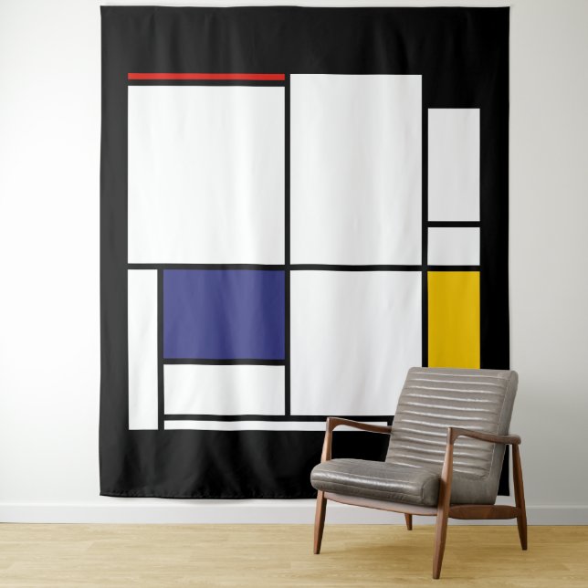 Tapiz Piet Mondrian, Tableau 1 (In situ)