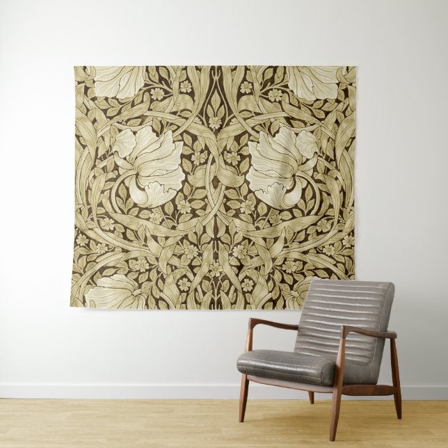 Tapiz Pimpernel Gold, William Morris (In situ (horizontal))