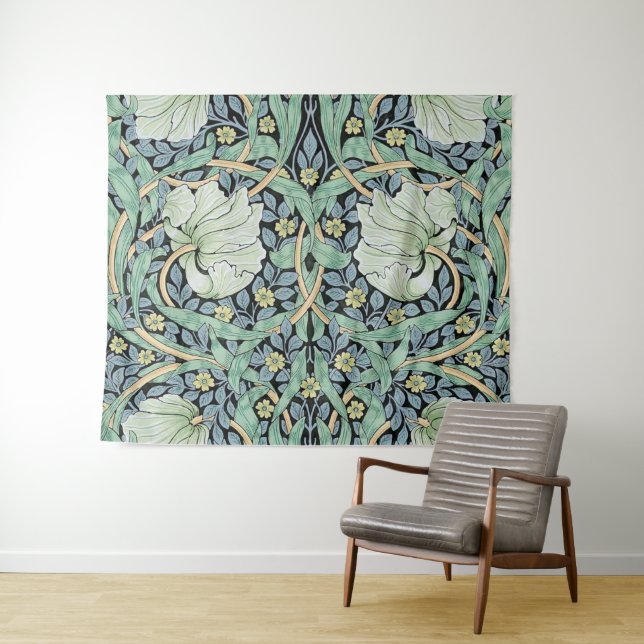 Tapiz Pimpernel, William Morris (In situ (horizontal))