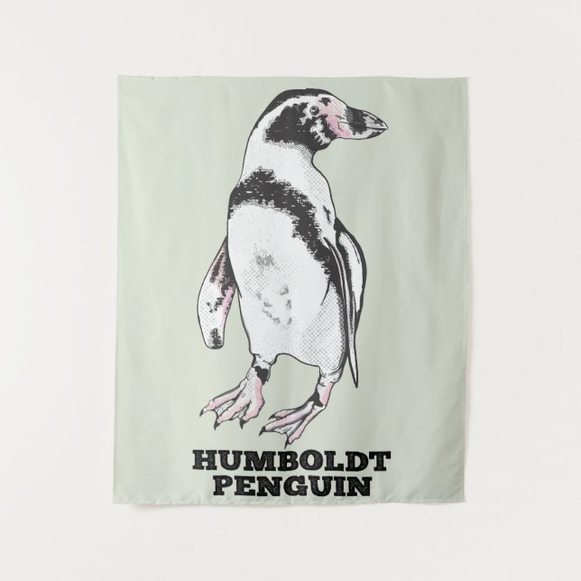 Tapiz Pingüino Humboldt (Anverso)