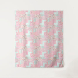 Tapiz Pink Floral Aesthetic Tapestry | Romantic Wall Dec