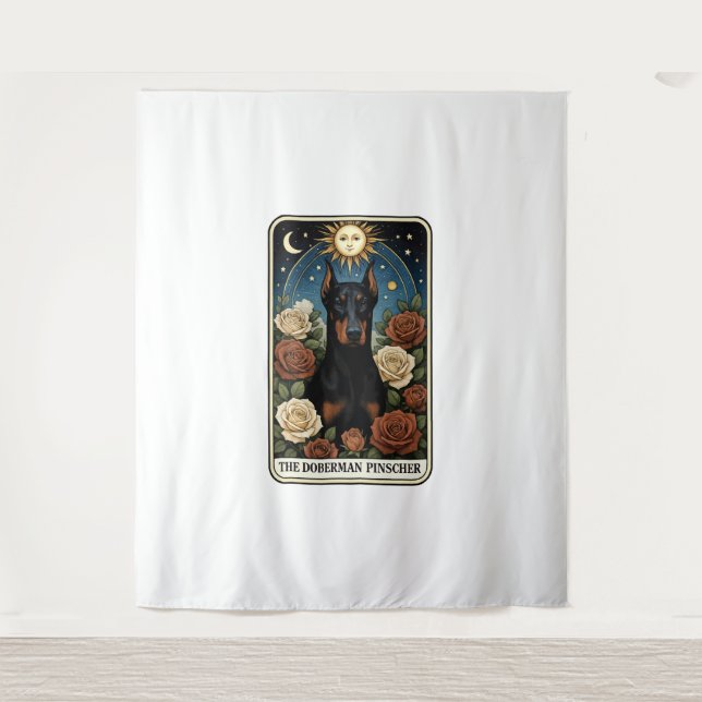 Tapiz Pinscher Doberman (Anverso)