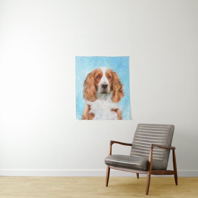 Tapiz Pintado español de Springer galesa - Arte de perro (In situ)