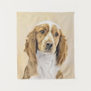 Tapiz Pintado español de Springer galesa - Arte de perro