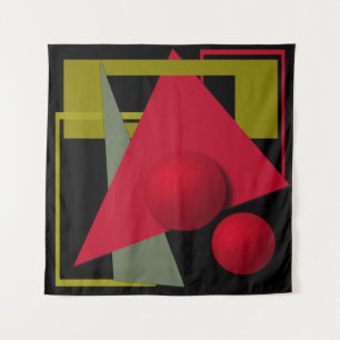Tapiz Pintura abstracta, formas geométricas