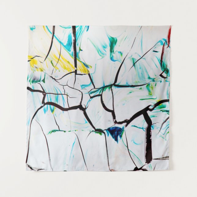 TAPIZ PINTURA ABSTRACTA MULTICOLORADA (Anverso)