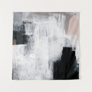 Tapiz Pintura abstracta. Obra de arte de moda pintada a