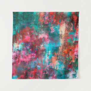 Tapiz Pintura abstracta. Pinceles, manchas de pintura. M