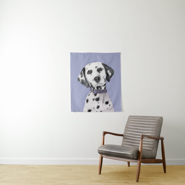 Tapiz Pintura dálmata - Arte de perro original (In situ)