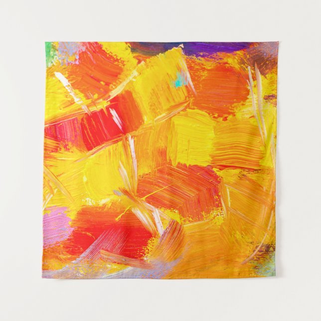 Tapiz pintura de aceite de textura pintura de frutas flo (Anverso)