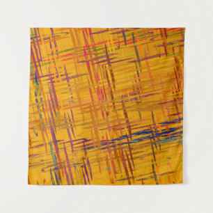 Tapiz Pintura de aceite decorativa. Arte dinámico vibran