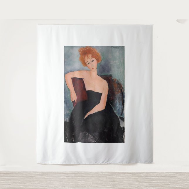 Tapiz pintura de Amedeo Modigliani (Anverso)