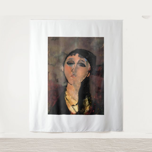 Tapiz pintura de Amedeo Modigliani (Anverso)
