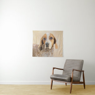 Tapiz Pintura de American English Coonhound - Arte de Pe