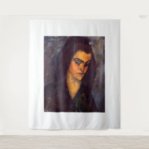Tapiz pintura de arte de Amedeo Modigliani