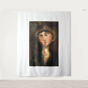 Tapiz pintura de arte de Amedeo Modigliani