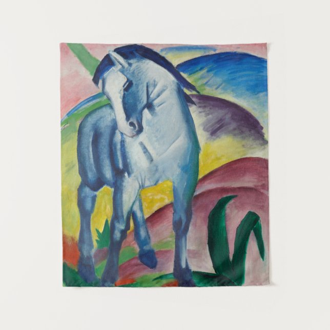 Tapiz Pintura de Blue Horse Franz Marc (Anverso)