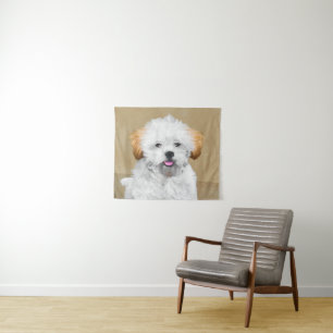 Tapiz Pintura de cachorro de Aprenta Lhasa - Arte de Per