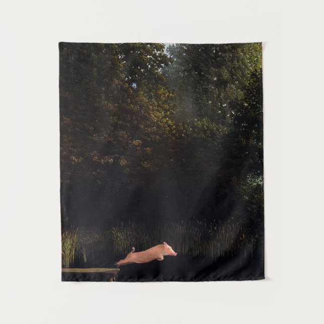 Tapiz Pintura de cerdo de Kohler (Anverso)